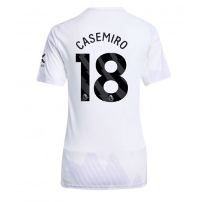 Manchester United Casemiro #18 Venkovní Dres pro Dámy 2025-26 Krátkým Rukávem