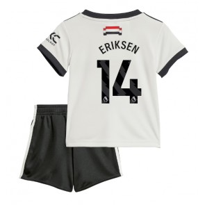 Manchester United Christian Eriksen #14 Alternativní dres komplet pro Děti 2024-25 Krátkým Rukávem (+ Krátké kalhoty)