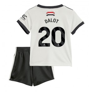 Manchester United Diogo Dalot #20 Alternativní dres komplet pro Děti 2024-25 Krátkým Rukávem (+ Krátké kalhoty)