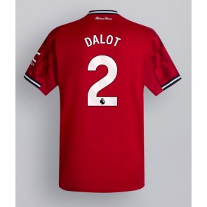 Manchester United Diogo Dalot #2 Domácí Dres 2025-26 Krátkým Rukávem
