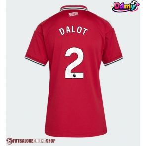 Manchester United Diogo Dalot #2 Domácí Dres pro Dámy 2026-27 Krátkým Rukávem
