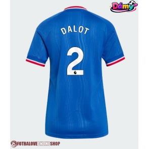 Manchester United Diogo Dalot #2 Venkovní Dres pro Dámy 2026-27 Krátkým Rukávem