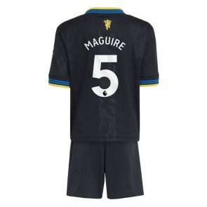 Manchester United Harry Maguire #5 Alternativní dres komplet pro Děti 2025-26 Krátkým Rukávem (+ Krátké kalhoty)