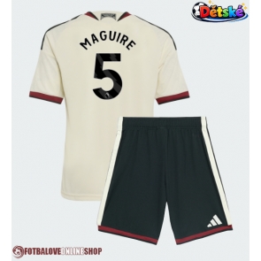 Manchester United Harry Maguire #5 Alternativní dres komplet pro Děti 2026-27 Krátkým Rukávem (+ Krátké kalhoty)