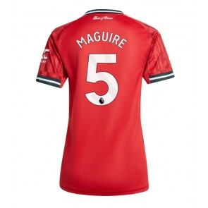 Manchester United Harry Maguire #5 Domácí Dres pro Dámy 2025-26 Krátkým Rukávem