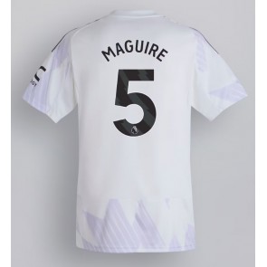 Manchester United Harry Maguire #5 Venkovní Dres 2025-26 Krátkým Rukávem