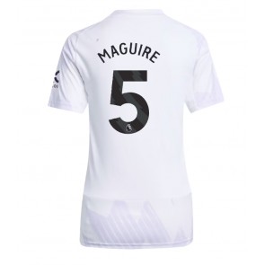 Manchester United Harry Maguire #5 Venkovní Dres pro Dámy 2025-26 Krátkým Rukávem