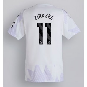 Manchester United Joshua Zirkzee #11 Venkovní Dres 2025-26 Krátkým Rukávem