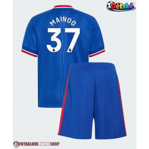 Manchester United Kobbie Mainoo #37 Venkovní dres komplet pro Děti 2026-27 Krátkým Rukávem (+ Krátké kalhoty)
