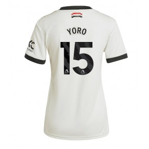 Manchester United Leny Yoro #15 Alternativní Dres pro Dámy 2024-25 Krátkým Rukávem