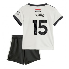Manchester United Leny Yoro #15 Alternativní dres komplet pro Děti 2024-25 Krátkým Rukávem (+ Krátké kalhoty)