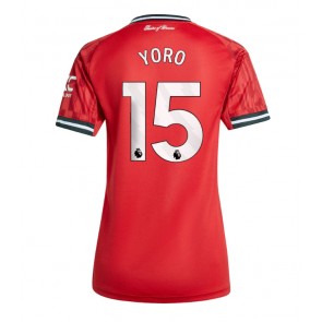 Manchester United Leny Yoro #15 Domácí Dres pro Dámy 2025-26 Krátkým Rukávem