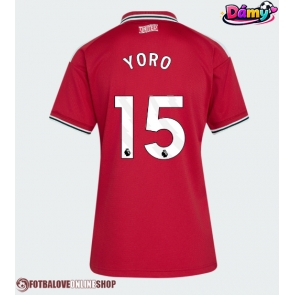 Manchester United Leny Yoro #15 Domácí Dres pro Dámy 2026-27 Krátkým Rukávem