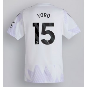 Manchester United Leny Yoro #15 Venkovní Dres 2025-26 Krátkým Rukávem