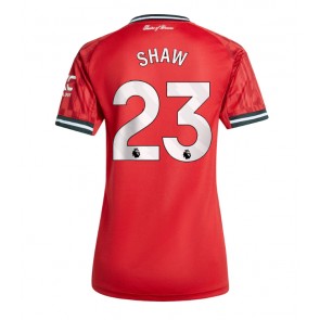 Manchester United Luke Shaw #23 Domácí Dres pro Dámy 2025-26 Krátkým Rukávem
