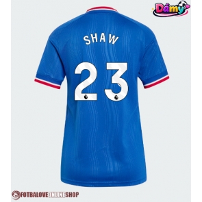 Manchester United Luke Shaw #23 Venkovní Dres pro Dámy 2026-27 Krátkým Rukávem