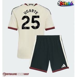 Manchester United Manuel Ugarte #25 Alternativní dres komplet pro Děti 2026-27 Krátkým Rukávem (+ Krátké kalhoty)