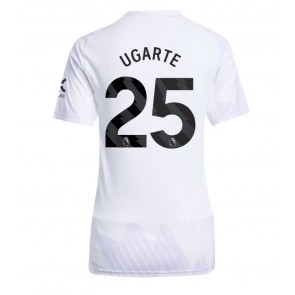 Manchester United Manuel Ugarte #25 Venkovní Dres pro Dámy 2025-26 Krátkým Rukávem