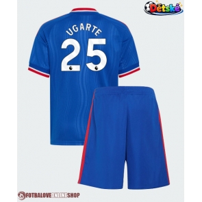 Manchester United Manuel Ugarte #25 Venkovní dres komplet pro Děti 2026-27 Krátkým Rukávem (+ Krátké kalhoty)