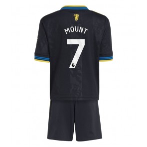 Manchester United Mason Mount #7 Alternativní dres komplet pro Děti 2025-26 Krátkým Rukávem (+ Krátké kalhoty)