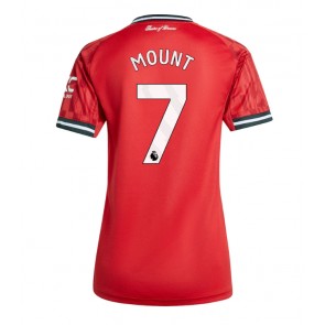 Manchester United Mason Mount #7 Domácí Dres pro Dámy 2025-26 Krátkým Rukávem