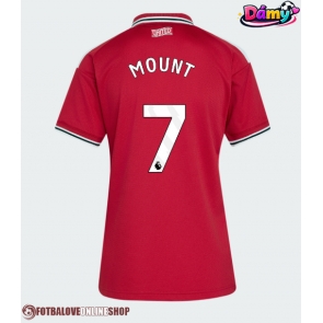 Manchester United Mason Mount #7 Domácí Dres pro Dámy 2026-27 Krátkým Rukávem