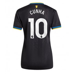 Manchester United Matheus Cunha #10 Alternativní Dres pro Dámy 2025-26 Krátkým Rukávem