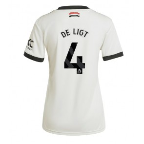 Manchester United Matthijs de Ligt #4 Alternativní Dres pro Dámy 2024-25 Krátkým Rukávem