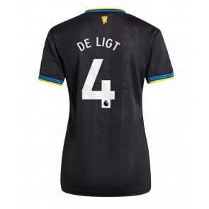 Manchester United Matthijs de Ligt #4 Alternativní Dres pro Dámy 2025-26 Krátkým Rukávem