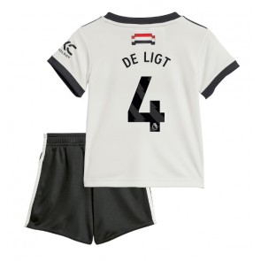 Manchester United Matthijs de Ligt #4 Alternativní dres komplet pro Děti 2024-25 Krátkým Rukávem (+ Krátké kalhoty)