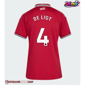 Manchester United Matthijs de Ligt #4 Domácí Dres pro Dámy 2026-27 Krátkým Rukávem