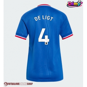 Manchester United Matthijs de Ligt #4 Venkovní Dres pro Dámy 2026-27 Krátkým Rukávem