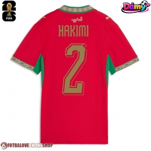 Maroko Achraf Hakimi #2 Domácí Dres pro Dámy MS 2026 Krátkým Rukávem