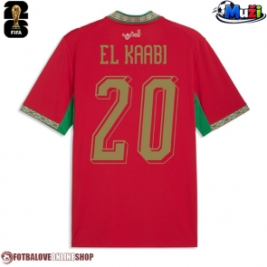 Maroko Ayoub El Kaabi #20 Domácí Dres MS 2026 Krátkým Rukávem