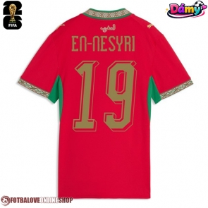 Maroko Youssef En-Nesyri #19 Domácí Dres pro Dámy MS 2026 Krátkým Rukávem