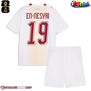 Maroko Youssef En-Nesyri #19 Venkovní dres komplet pro Děti MS 2026 Krátkým Rukávem (+ Krátké kalhoty)
