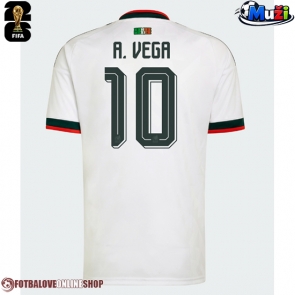 Mexiko Alexis Vega #10 Venkovní Dres MS 2026 Krátkým Rukávem