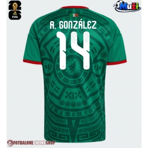 Mexiko Armando Gonzalez #14 Domácí Dres MS 2026 Krátkým Rukávem