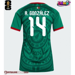 Mexiko Armando Gonzalez #14 Domácí Dres pro Dámy MS 2026 Krátkým Rukávem