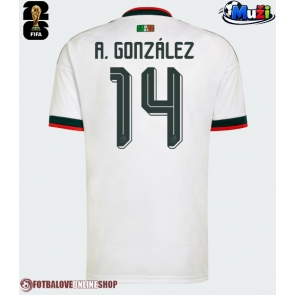 Mexiko Armando Gonzalez #14 Venkovní Dres MS 2026 Krátkým Rukávem