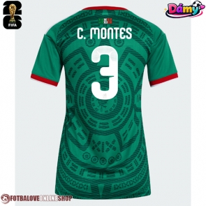 Mexiko Cesar Montes #3 Domácí Dres pro Dámy MS 2026 Krátkým Rukávem