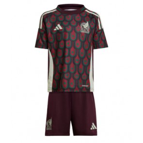 Mexiko Domácí dres komplet pro Děti Copa America 2024 Krátkým Rukávem (+ Krátké kalhoty)