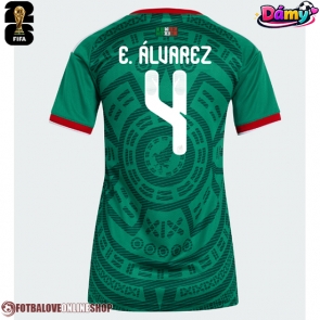 Mexiko Edson Alvarez #4 Domácí Dres pro Dámy MS 2026 Krátkým Rukávem