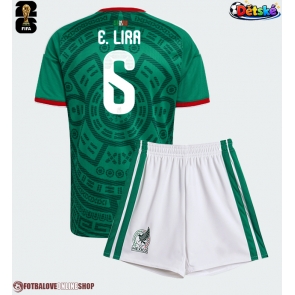 Mexiko Erik Lira #6 Domácí dres komplet pro Děti MS 2026 Krátkým Rukávem (+ Krátké kalhoty)