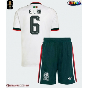 Mexiko Erik Lira #6 Venkovní dres komplet pro Děti MS 2026 Krátkým Rukávem (+ Krátké kalhoty)