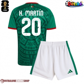 Mexiko Henry Martin #20 Domácí dres komplet pro Děti MS 2026 Krátkým Rukávem (+ Krátké kalhoty)