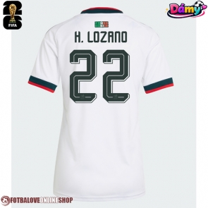 Mexiko Hirving Lozano #22 Venkovní Dres pro Dámy MS 2026 Krátkým Rukávem