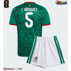 Mexiko Johan Vasquez #5 Domácí dres komplet pro Děti MS 2026 Krátkým Rukávem (+ Krátké kalhoty)
