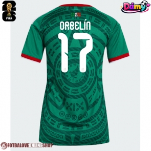 Mexiko Orbelin Pineda #17 Domácí Dres pro Dámy MS 2026 Krátkým Rukávem