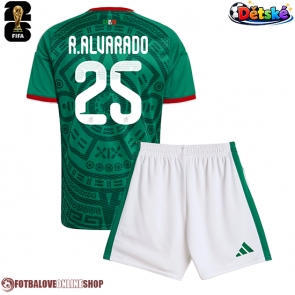 Mexiko Roberto Alvarado #25 Domácí dres komplet pro Děti MS 2026 Krátkým Rukávem (+ Krátké kalhoty)
